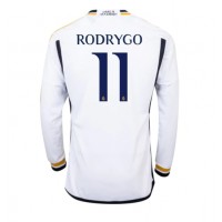Camisa de time de futebol Real Madrid Rodrygo Goes #11 Replicas 1º Equipamento 2023-24 Manga Comprida